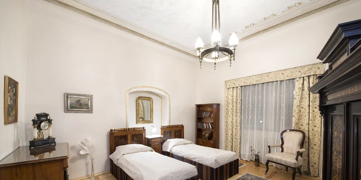 Romantický pobyt v luxusním zámeckém hotelu s vynikající gastronomií a možností wellness