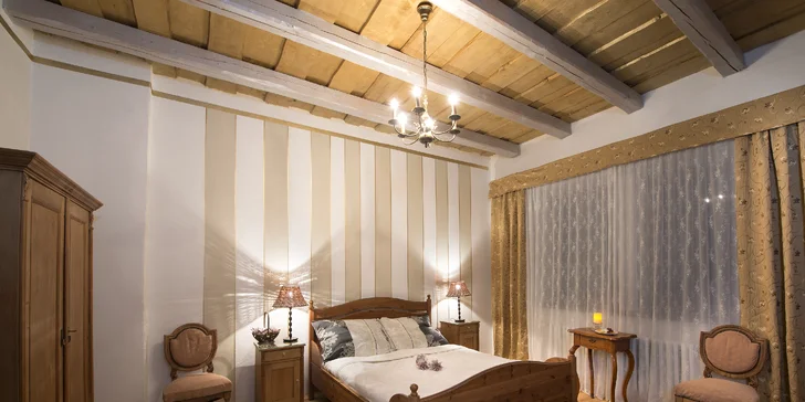 Romantický pobyt v luxusním zámeckém hotelu s vynikající gastronomií a možností wellness