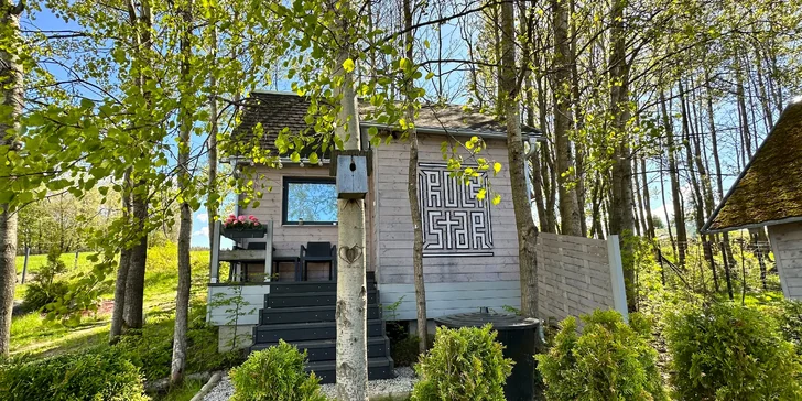 Odpočinek ve wellness domku s privátní vířivkou a finskou saunou pod Jizerkami