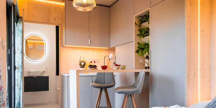 Unikátní ubytování v lůně přírody i s luxusním boxem plným dobrot