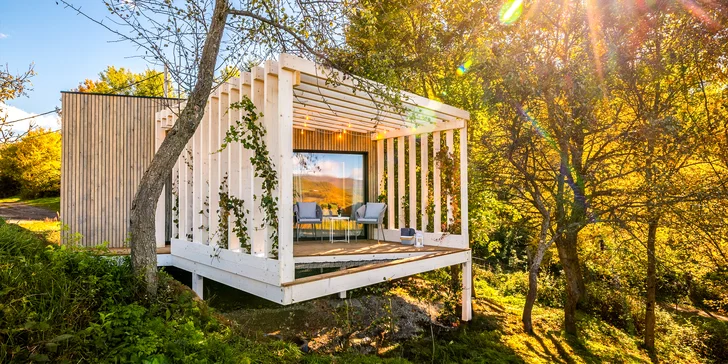 Unikátní ubytování v lůně přírody i s luxusním boxem plným dobrot