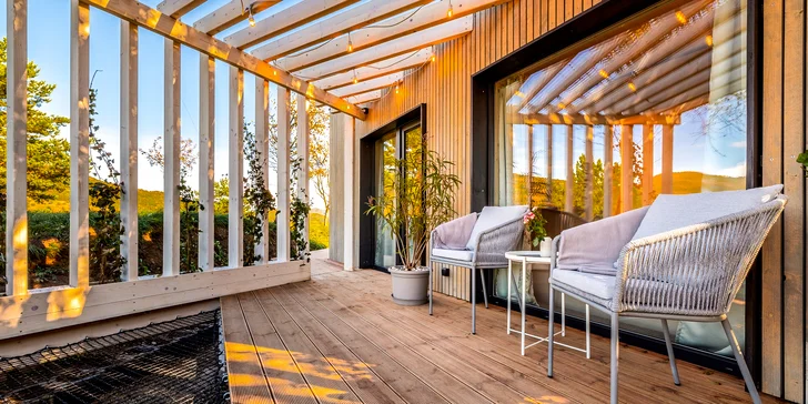 Unikátní ubytování v lůně přírody i s luxusním boxem plným dobrot