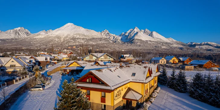 Dovolená v srdci Vysokých Tater: snídaně a bazén i program pro děti