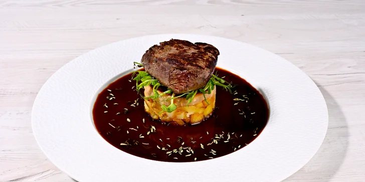 Degustační menu se specialitami francouzské kuchyně pro dva