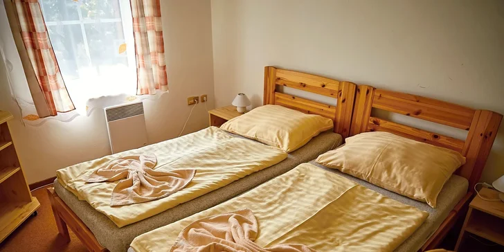 Relax kousek od Boskovic: pobyt se snídaní či polopenzí nebo i pivní lázní