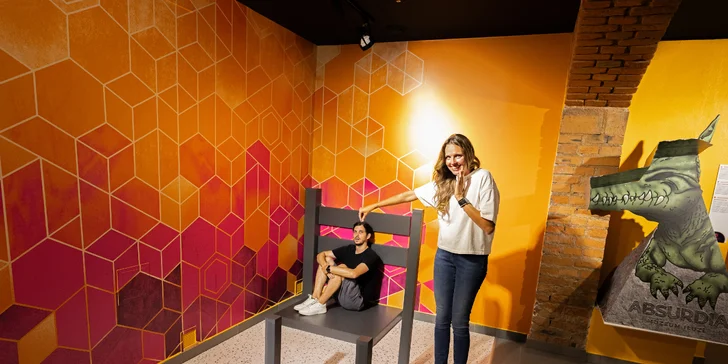 Absurdia: vstup do největšího muzea iluzí v Brně pro děti, dospělé i rodiny