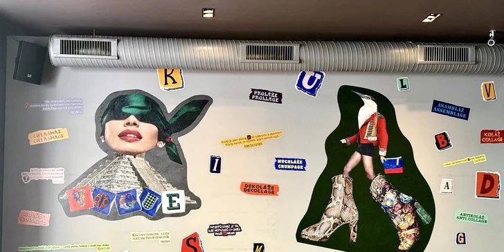 Nápoj a dort podle výběru nebo kolážování v kreativní kavárně pro 1 nebo 2 osoby