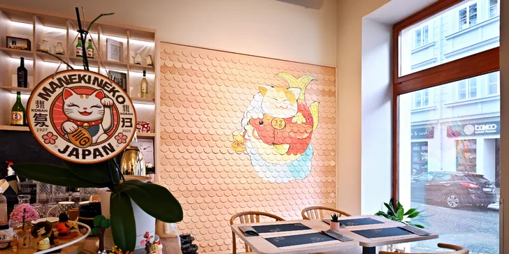 Japonské degustační menu se steakem či úhořem a sklenkou vína pro dva