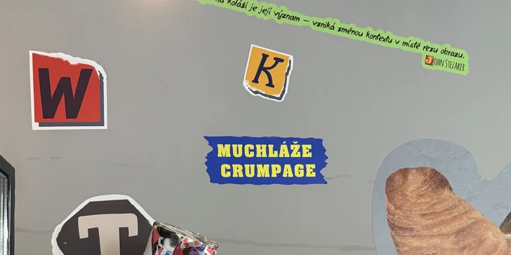 Nápoj a dort podle výběru nebo kolážování v kreativní kavárně pro 1 nebo 2 osoby