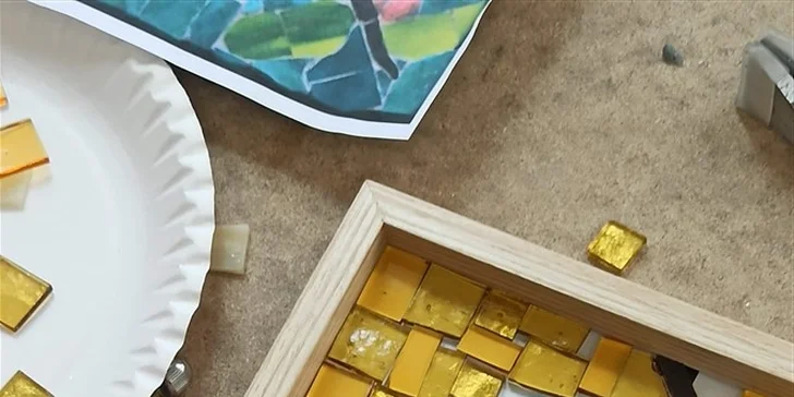 Jednodenní či dvoudenní kurz mozaiky ze skla i kamene pro 1 osobu