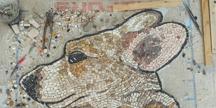 Jednodenní či dvoudenní kurz mozaiky ze skla i kamene pro 1 osobu