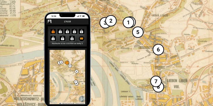 Operace Anthropoid: venkovní úniková hra spojená s geocachingem až pro 5 hráčů
