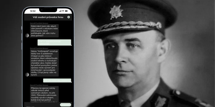 Operace Anthropoid: venkovní úniková hra spojená s geocachingem až pro 5 hráčů