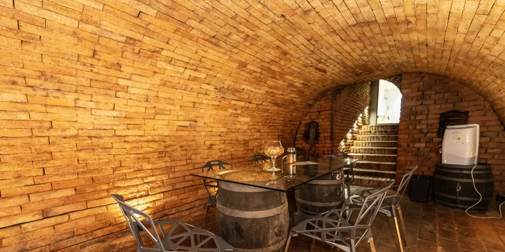 Pobyt v jihomoravském sklípku: mezonetový apartmán až pro 6 osob s venkovní vířivkou a grilem