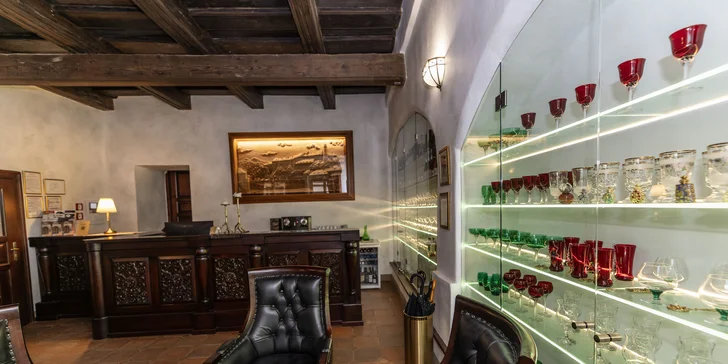 Luxus s nádechem historie: hotel v centru Českého Krumlova se snídaní i wellness