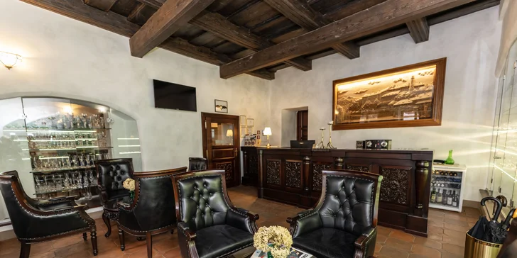 Luxus s nádechem historie: hotel v centru Českého Krumlova se snídaní i wellness