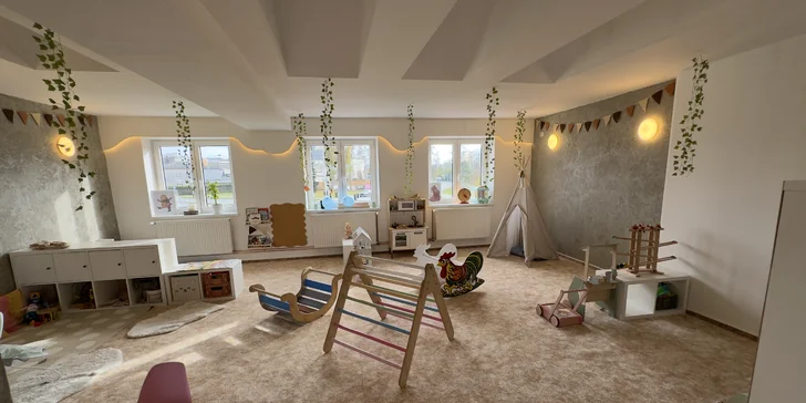 Vstupy do Montessori herničky na 1 hodinu, dopoledne i celý den