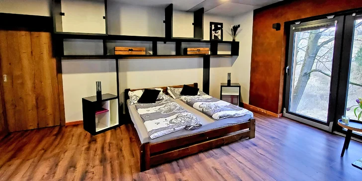 Moderní apartmán s vlastní infrasaunou v krásné přírodě Vysočiny