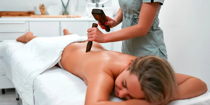 Účinná thajská masáž Tok Sen i s maderoterapií: 30–120 min. pro 1 osobu