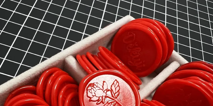 Kurz pečetění pro 1 až 3 osoby: různé techniky a barvy vosků, odnesete si pečetě i visačky či dopisní papír