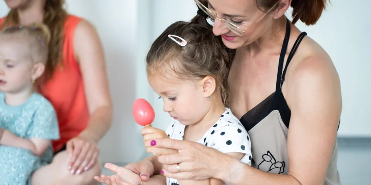 Zábava pro nejmenší: hudební kurzy pro děti od 4 měsíců do 4 let, 1 nebo 3 lekce