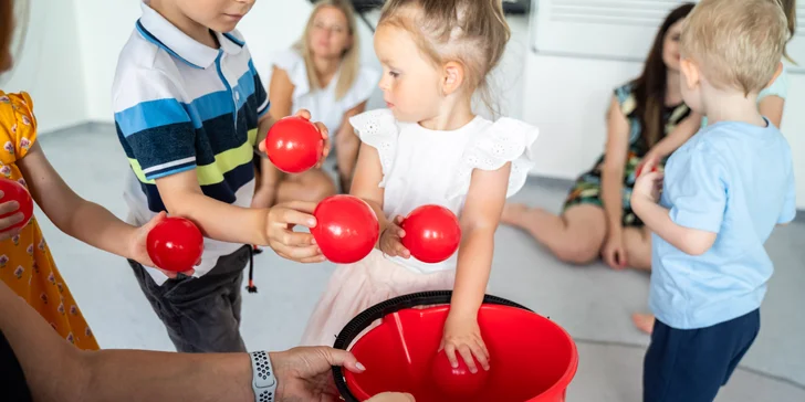 Zábava pro nejmenší: hudební kurzy pro děti od 4 měsíců do 4 let, 1 nebo 3 lekce