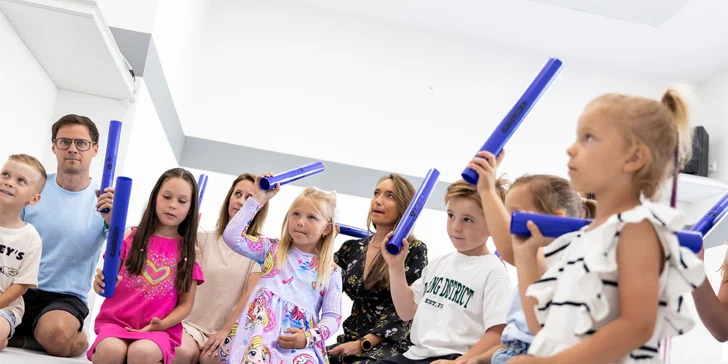 Zábava pro nejmenší: hudební kurzy pro děti od 4 měsíců do 4 let, 1 nebo 3 lekce