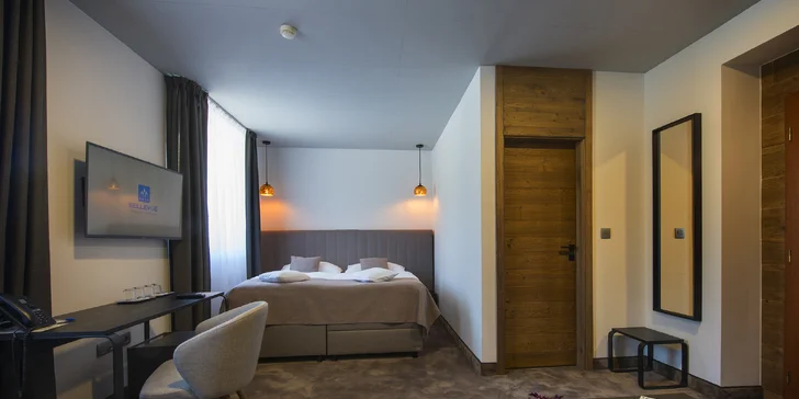 Exkluzivní pobyt v Grand Hotelu Bellevue: wellness s bazénem, polopenze i pokoje s atraktivním designem