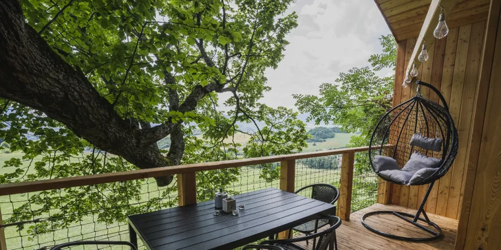 Pobyt v domečku v korunách stromů v srdci oravské přírody pro 2 až 4 osoby