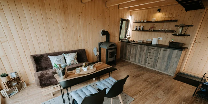 Pobyt v domečku v korunách stromů v srdci oravské přírody pro 2 až 4 osoby