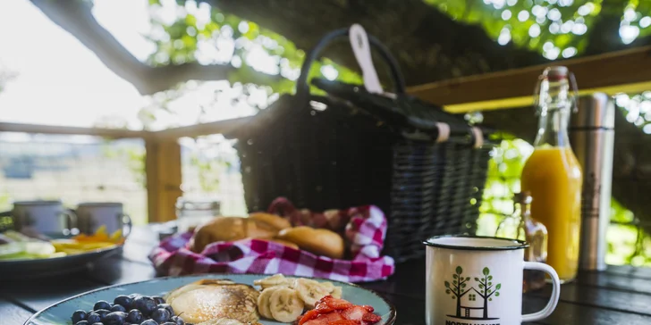 Pobyt v domečku v korunách stromů v srdci oravské přírody pro 2 až 4 osoby