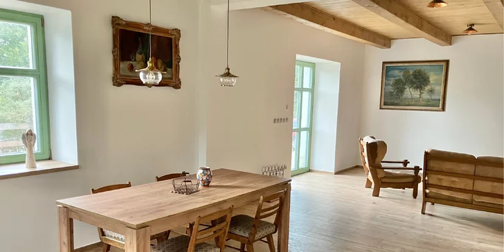 Útulné apartmány v chalupě ve Žďárských vrších s možností sauny