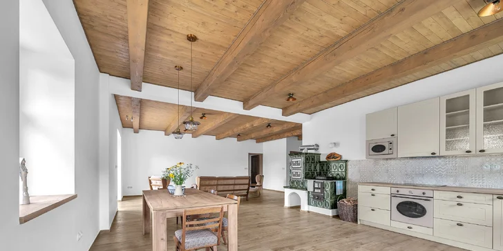 Útulné apartmány v chalupě ve Žďárských vrších s možností sauny