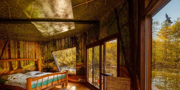 Netradiční ubytování v jižních Čechách: domečky na vodní hladině, odpočinek i rybolov