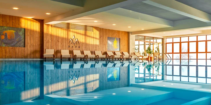 Exkluzivní pobyt v Grand Hotelu Bellevue: wellness s bazénem, polopenze i pokoje s atraktivním designem