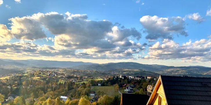 Dovolená v polských Beskydech: srubové chatky s kuchyňkou až pro 8 osob