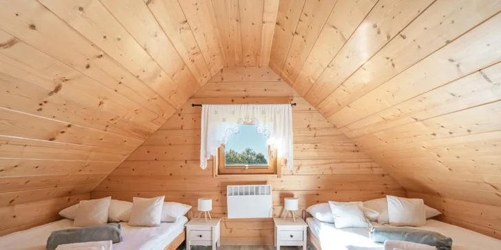 Dovolená v polských Beskydech: srubové chatky s kuchyňkou až pro 8 osob