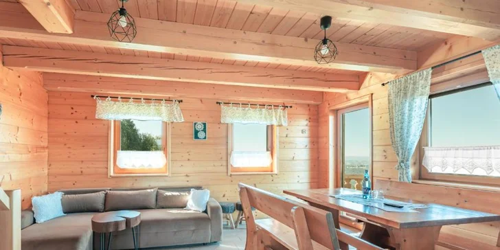 Dovolená v polských Beskydech: srubové chatky s kuchyňkou až pro 8 osob