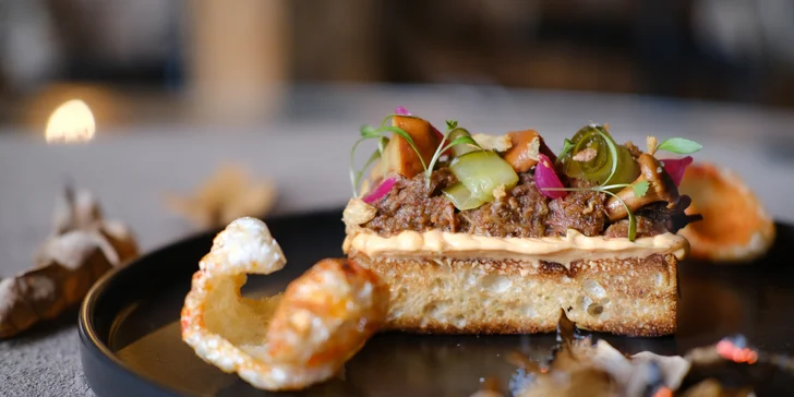 Zimní degustační smoukované menu o 5 chodech a s drinkem na závěr pro 2 osoby