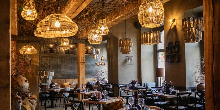 Zimní degustační smoukované menu o 5 chodech a s drinkem na závěr pro 2 osoby