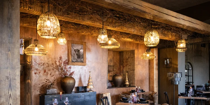 Zimní degustační smoukované menu o 5 chodech a s drinkem na závěr pro 2 osoby