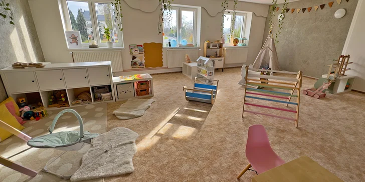 Vstupy do Montessori herničky na 1 hodinu, dopoledne i celý den