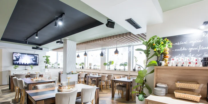 Poznejte Košice: pokoje v moderním stylu, restaurace s terasou, minigolf i dětské hřiště