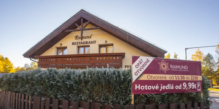 Penzion na úpatí Tater s polopenzí a vstupem do wellness