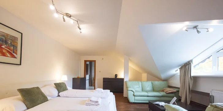 Penzion na úpatí Tater s polopenzí a vstupem do wellness