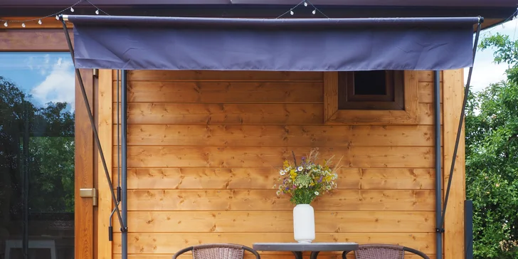 Relax na Vysočině: maringotka se snídaní a neomezeným privátním wellness