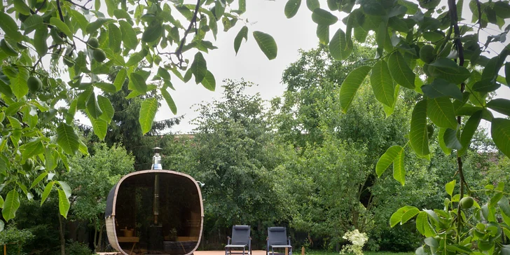 Relax na Vysočině: maringotka se snídaní a neomezeným privátním wellness