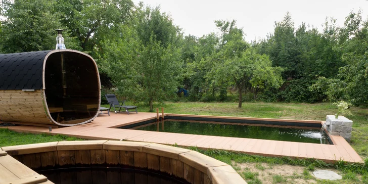 Relax na Vysočině: maringotka se snídaní a neomezeným privátním wellness