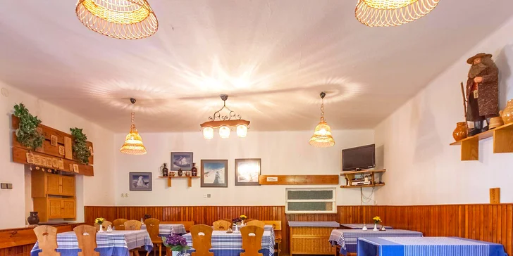 Aktivní dovolená v Krkonoších: polopenze, na dosah lanovka v Horních Mísečkách