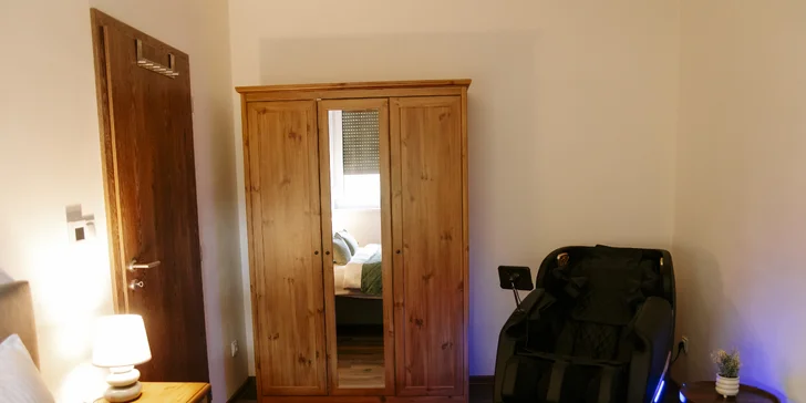 Apartmán v Jeseníkách: vlastní vířivka, masážní křeslo i možnost luxusní snídaně